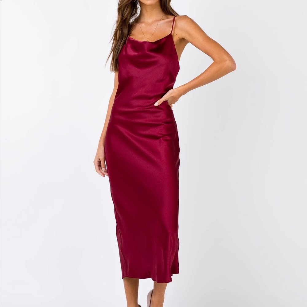 Princess Polly Betta Vanore Satin slip Dress